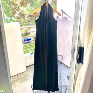 Wrapped Halter maxi dress